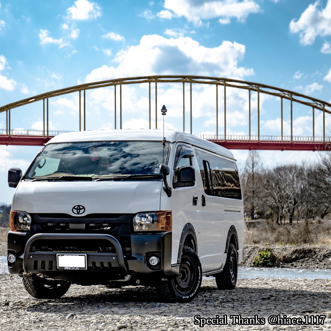 RIVAI OFFROAD ハイエース リーガル オーバーフェンダー with リベット RIVAI OFFROAD Hazard プロデュース  200系 車検 対応 ナローボディ ワイドボディ 対応